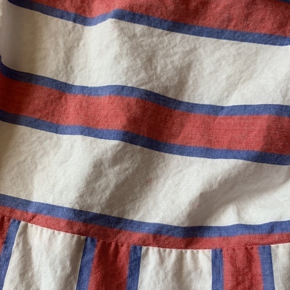 Janie and Jack Red and Blue Pleated Sundress - Picture 4 of 9